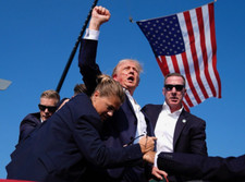 DONALD TRUMP 2024 7/13 Attempted Assassination Metal Fridge Magnet 3x4 8362 picture