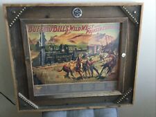 Buffalo Bill’s Wild West Pioneer Exhibition. The Great Train Hold-Up 27”x23 1/4” picture
