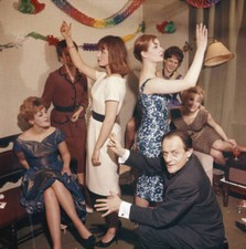 Polish born magician Chan Canasta pictured with a number of yo- 1960s Old Photo picture