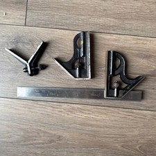 Vtg Starrett Combination Square Scribe Level 12