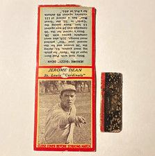 1935 BASEBALL MATCHBOOK JEROME DEAN DIZZY DEAN Oddball Poor Condition HOF picture