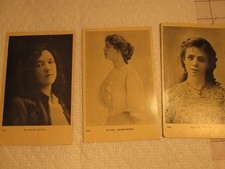 (3) Vintage Actress RPPC Postcard Ethel Barrymore, Blanche Bates, Maude Adams, picture