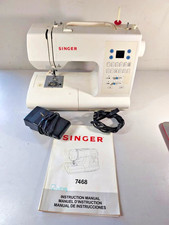 Singer Electronic Sewing Machine Model 7468 - Foot Pedal Accessories Work's picture