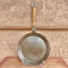 VGC VTG ATLAS METAL SPINNING CO Steel PAN SKILLET 8.75” X 1” ALL STURDY Hangs picture