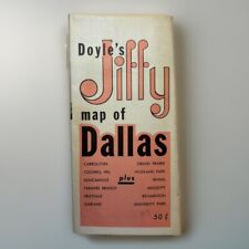 Vintage STREET MAP: 1962 DALLAS TEXAS - Doyle's Jiffy Map of Dallas picture