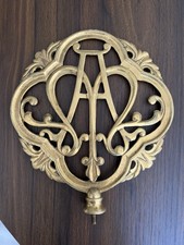 Antique Spanish Gilt Bronze Auspice Maria Marian Monogram Finial Topper - 20 cm picture