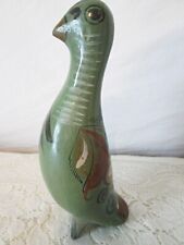 Tonala Mexican Pottery Bird Hand Painted picture