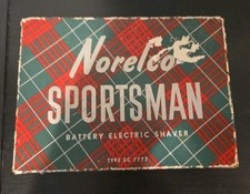 Great Vintage Norelco Sportsman Shaver Kit Car Adaptor  picture