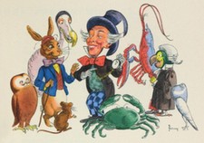 Anonymous - The Guinness Alice - Art Postcard picture