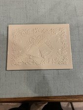 Vintage Lenox French Whote Christmas Bells Trivet  7.5 By 6” picture