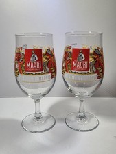 2x Madri Excepcional Limited Edition Art Glasses Pint 20oz New M24 Free Postage picture