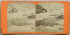 Switzerland Col Du Grand-Saint-Bernard Photo C1870 Stereo Vintage Albumen picture