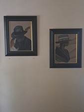 A PAIR OR ORIGINAL LITHOGRAPHS BY JUNE MARIE picture