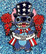 DISNEY 2009 INDEPENDENCE DAY STITCH 4TH OF JULY SPINNING SPARKLERS LE 2750 PIN picture