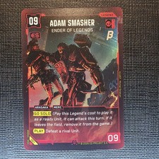 Cyberpunk TCG Adam Smasher Ender of Legends 001 Beta Pre-Release Promo B NM picture