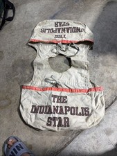 Vintage Indianapolis  Star Newspaper Paperboy Delivery Carrier Bag picture