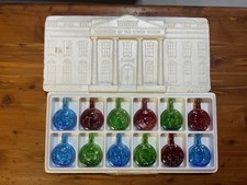 WHEATON Glass COLLECTOR'S DECANTERS Set~Miniature~Presidents~LIMITED Edition picture