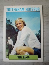 PHIL BEAL TOTTENHAM AB&C FOOTBALL TRADING CARD 1971 RARE VINTAGE picture