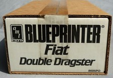 1/25 AMT Blueprinter Double Dragster Fiat & Streamliner Dragster UNOPENED & RARE picture