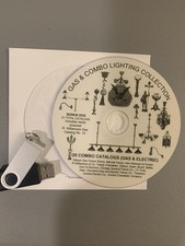 Antique GAS & ELECTRIC COMBO HUGE Catalog Research Light Lamp Sconce Chandelier picture