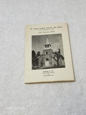 Vintage St James United Church 125th Anniversary Booklet Paper Ephemera Church picture
