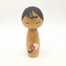19cm Vintage Japanese Creative KOKESHI Doll – by WATANABE MASAO KOF645 picture