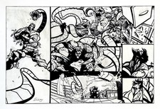DEAD HIGH YEARBOOK Original Graphic Novel Art picture