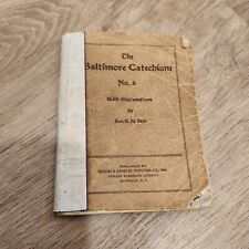 1929 Baltimore Catechism No. 2 Book By Rev. E.M. Deck With Explanations Antique picture