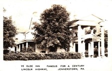 Lincoln Highway Pennsylvania - RPPC Ye Olde Inn, Jennerstown 1939 picture