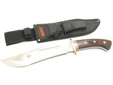Vtg Rigid RG-62 Seki Japan Tak Fukuta Bear Bowie AUS-8 Fixed Blade Hunting Knife picture