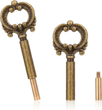 4 Pack Antique Brass Lamp Turn Knob Switch Replacement with 1/2