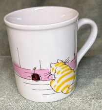 The Toscany Collection Christmas Holiday Cat & Mouse Game 8 oz. Coffee Mug Cup picture