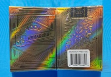 Monarch Prestige Playing Card Deck~Gold & Bronze Foil~18th Anniversary Theory 11 picture