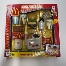 2001 McDonald's 22 Pc play food set New Sealed Box Including Hot Cakes & Burger picture