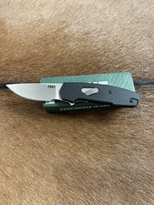 CRKT Pocket knife Cottidae Linerlock Black D2 Steel Aluminum Handle Field Strip picture