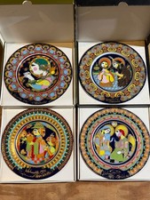 Bjorn Wiinblad Rosenthal Christmas Plates 1974 1975 1976 1982 Box Lot of 4 picture