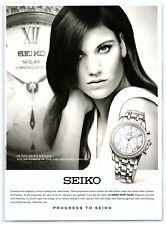 2014 Seiko Le Grand Sport Solar Watch Print Ad Hope Solo Sexy Gorgeous Eyes Hair picture