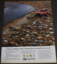1992 Print Ad once in a while we take a Range Land Rover Around the Test Track picture