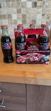 Dale Earnhardt Sr. & Jr. NASCAR Coca-Cola Classic 6-Pack Glass Bottles picture
