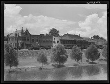 Photo:Natchitoches Louisiana 1940 Downtown Riverfront Buildings picture