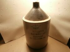 antique stoneware whiskey jug  3 gal Scranton dist.  Lackawana Ave, Scranton picture