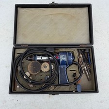 VINTAGE SEARS CRAFTSMAN ROTARY TOOL 117.2102 SET in CASE picture