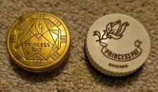 Vintage Princess Pat Powder Tin Art Deco Cases picture