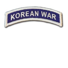 Korean War Embroidered Purple Tab - US Army, US Marines, US Navy, KATUSA, DMZ picture