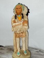 VTG 1988 Castagna Native American Indian Chief Figurine Made In Italy  picture