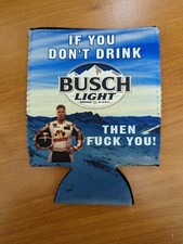 One busch light Beer pop soda can koozie cooler river camping kayaking fishing picture