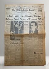 NEWSPAPER: 1968 - RFJ Assassination and James Earl Ray captured in UK picture