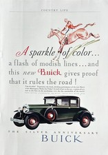 1928 Ad (10  X 14 inches) Buick 2-Door Coupe picture