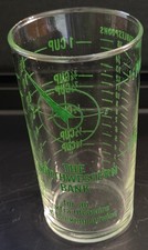 VINTAGE Measuring Glass Advertising Item 