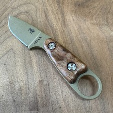 Royalcurl scales compatible with ESEE Izula knife Walnut (w/ hardware) picture